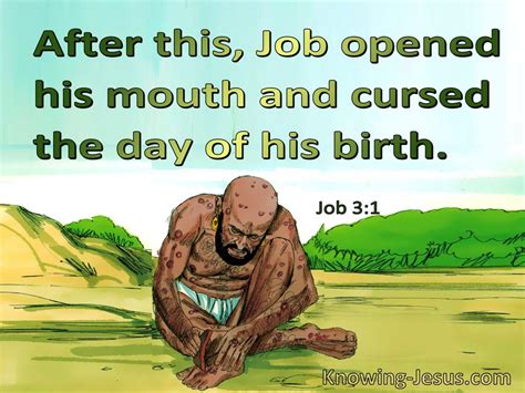 Job's Birth: The Catalyst for His Curse